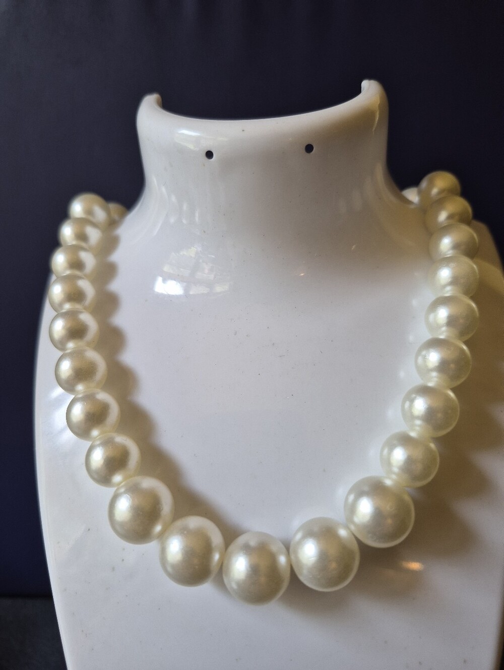 Handmade Pearl Necklace 18"